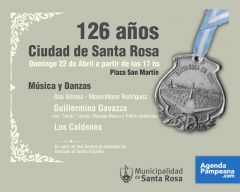 Aniversario Ciudad de Santa Rosa | agenda PAM